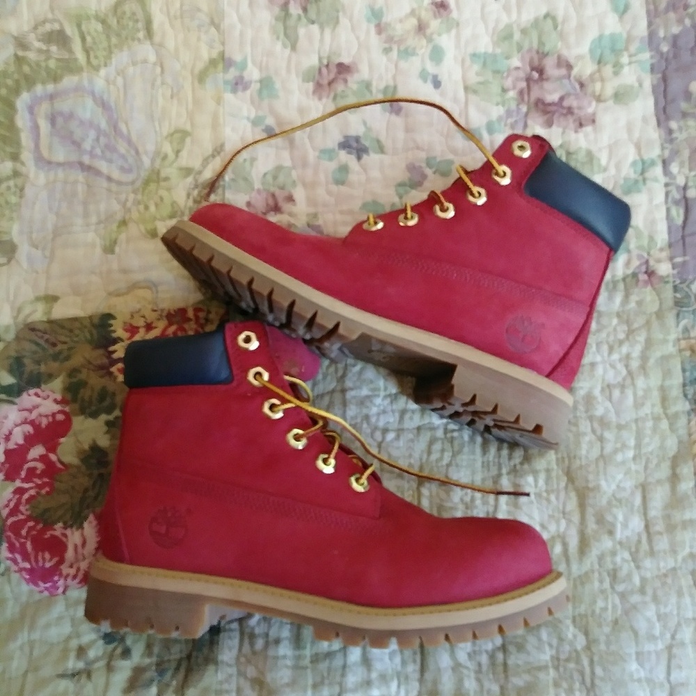Boy's Timberland 6 Inch Premium Boots - Picture 3 of 8